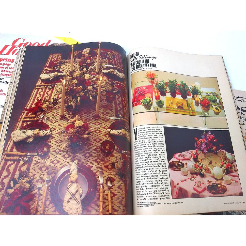 Vintage 1977 Better Homes and Gardens Family Circle Good Housekeeping Set of 3 - Picture 8 of 9